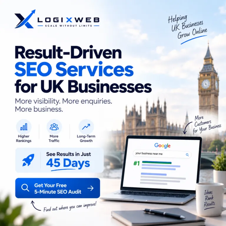 Result-driven SEO services for UK businesses by LogixWeb