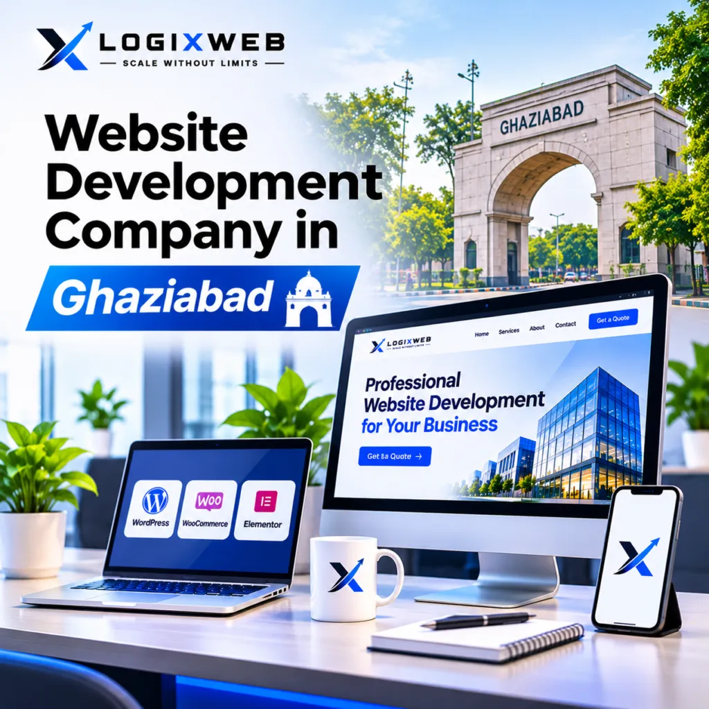 Logixweb Ghaziabad Website Development Banner