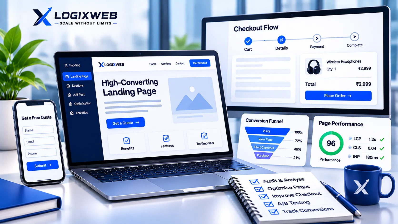 Landing Page & Checkout Optimisation